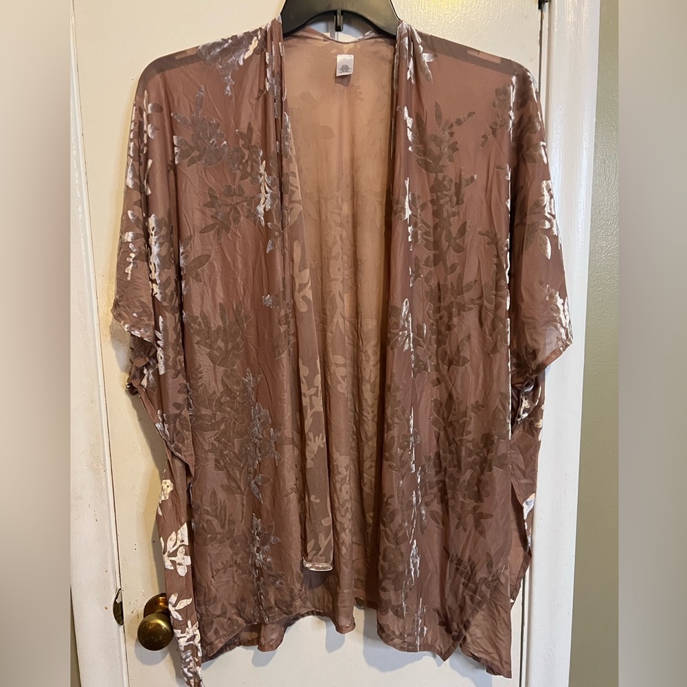 Francesca’s Kimono with velour